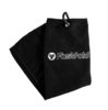 Fastfold Tri-Fold Golf Towel Black