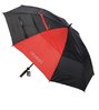 Legend Golf Double Canopy Storm Golf Umbrella Graphite Zwart/Rood