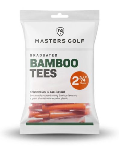 Masters Bamboo Graduated Tees 2 3/4"(70mm) 20 stuks Oranje